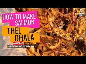 How to make Salmon thel dala (Salmon Fried) - Sri Lankan Style