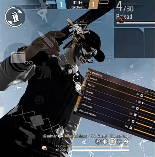 best sensi for freestyle ⚙️☠️#foryou #freestyle #freefire #freestyleplayer #shortvideo