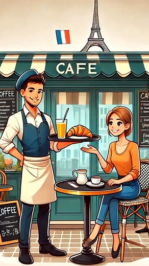 apprendre le français | 📌 Description de la vidéo : Apprenez à commander un café comme un pro ! ☕🇫🇷 Dans cette vidéo, découvrez un dialogue simple et pratique... | Instagram