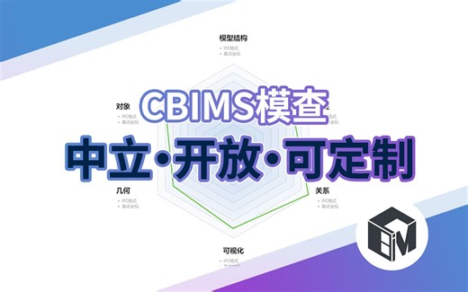 CBIMS模型检查-中立，开放，可定制的BIM路线