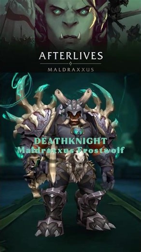 TRANSMOGS - Deathknight "Maldraxxus Frostwolf"