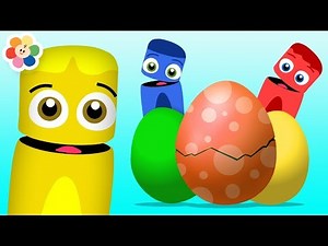 Learning Colors For Children With Color Crew | Surprise Eggs & Kids Songs | Educational by BabyFirst
