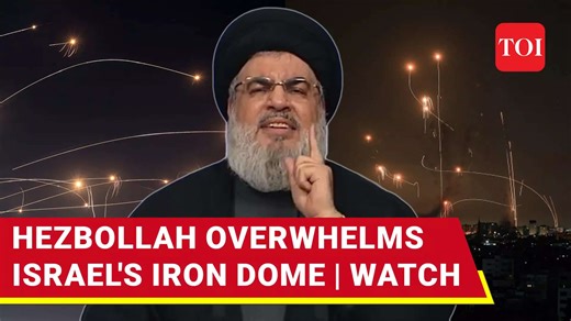 Hezbollah Missiles Penetrate Iron Dome Systems; Haifa, West Bank Hit By Long-Range Rockets