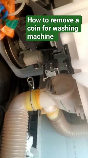 HOW TO REMOVE A COIN FROM WASHING MACHINE