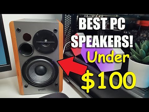 Edifier R1280T Unboxing Review + Sound Level Test | BEST $100 PC SPEAKERS