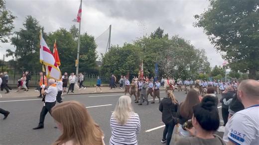 U.V.F return parade to east Belfast - Belfast boyne celebrations 12th July 2024 | Scottish Band Parades