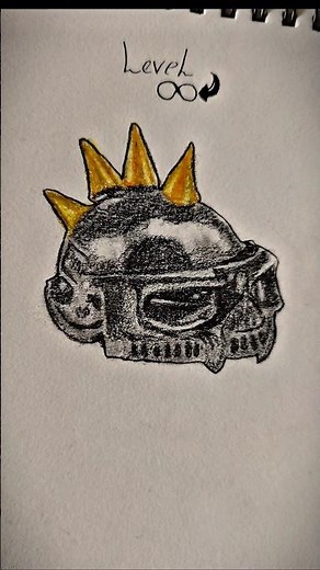 ✨how to draw a helmet 🪖 (level 1.2.3)#mtartist #drawing #ytshorts #draw #pubgmobile #drawhelmet