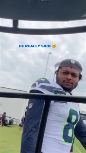 Oh cool, a bubble! Brought out the helmet cam for joint practice. 📹 | Seattle Seahawks