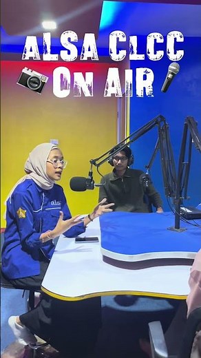ALSA CLCC On Air! A quick clip from our talk with them, insightful as Niswah and Gazza shared.