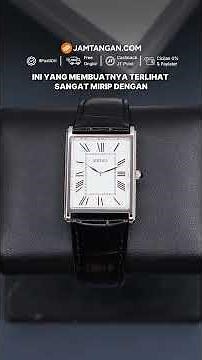 The classic Seiko SWR103P1 “Tank” dress watch. Check out the full review!