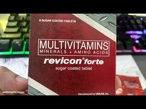 Label Read , What are the vitamins minerals in the REVICON Forte tablet?