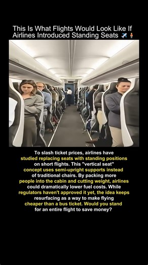 Would you stand the entire flight to save $200 #travel #shorts