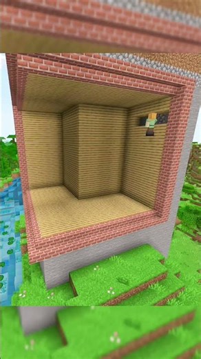 I Built A House Inside A Mountain ⛰️In Minecraft! #minecraft