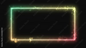 LOOP POPULAR abstract seamless background blue purple spectrum looped animation fluorescent ultraviolet light 4k glowing line Abstract background web neon box pattern LED screens projection technology