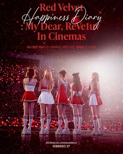 Red Velvet Happiness Diary: My Dear, ReVe1uv - Documental, Musical. Película del año 2025