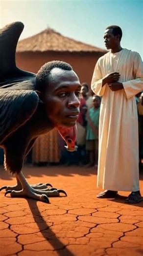 🦅 The Mythical Human-Bird: A Sacred Ritual! ✨🌍 #MythicalCreatures #HumanBird #MysteriousEncounter #SacredRitual #CultureAndMyth #FantasyWorld #TribalLegends #SurrealMoments #BirdHumanHybrid #CinematicVibes | Creature Lens