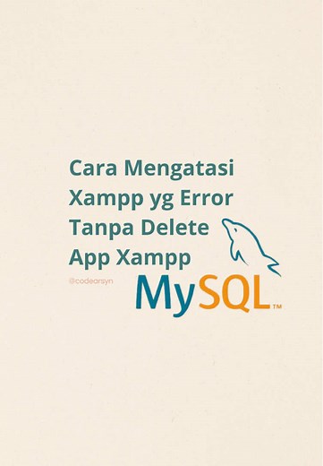 Solusi Terbaik Mengatasi Xampp Error