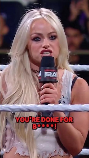 WOAHHHH 🫢 Watch your mouth, Liv Morgan! #WWERaw