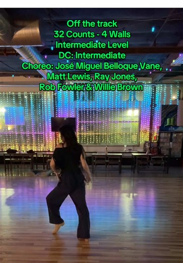 Off the Track 32 Counts - 4 Walls Intermediate Level DC: Intermediate Choreo: José Miguel Belloque Vane, Matt Lewis, Ray Jones, Rob Fowler & Willie Brown Stepsheet: https://www.copperknob.co.uk/stepsheets/203007/off-the-track Song: Off the Track By: Cowboys and Indie #offthetrack #seattlelinedance #linedancing Sweats: @Fabletics Boots: @Swaydshoes