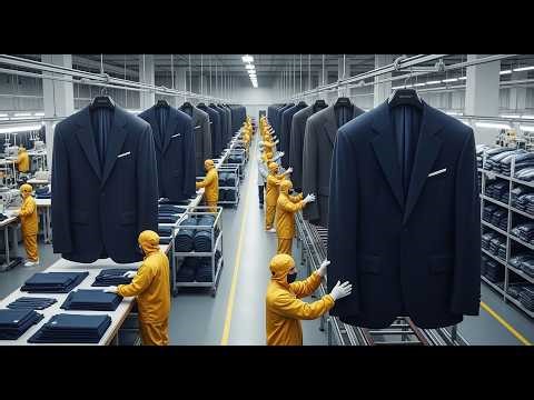 Inside a Luxury Blazer Suit Factory | Premium Suit Manufacturing Process