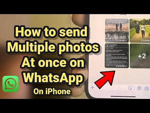 How to select and send multiple photos on WhatsApp in iPhone