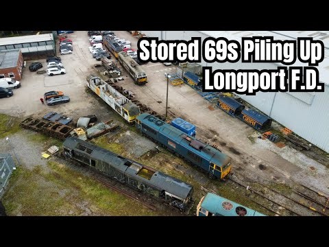Did The Class 69 PROJECT Eventually Go Pear Shaped !! NEW Longport Sidings all READY…. Drone Video 
