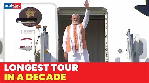 PM Narendra Modi’s Eight-Day World Tour: Ghana, Trinidad & Tobago, & BRICS Summit Highlights