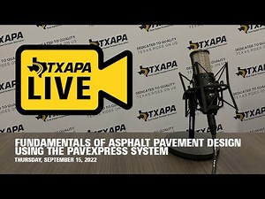 Fundamentals of Asphalt Pavement Design Using the PAVEXpress System