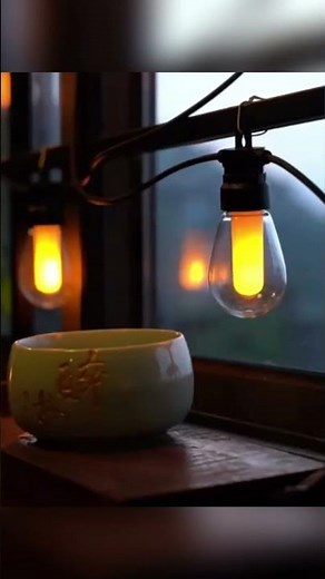 15m Fire Flame LED String Lights | Flickering Flame Effect for Indoors & Outdoors