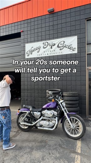 Honey Drip Cycles on Instagram: "What you pulling up on??? #Harley #harleydavdison #dyna #sportster #20s"
