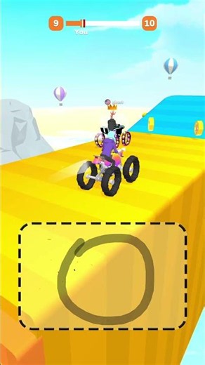 Scribble Rider ✏️ gameplay #9 #shorts