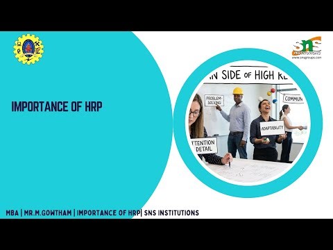 Importance of HRP | Human Resource Planning and Development | SNS Institutions