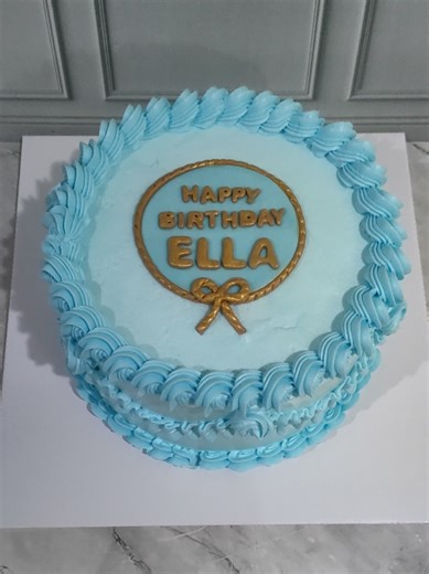 Vintage Style Taro Cake #esterkitchenvintage #esterkitchentaro #esterkitchenblue #kuetalas #vintagecake