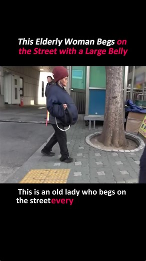 Elderly Woman's Struggles on the Streets