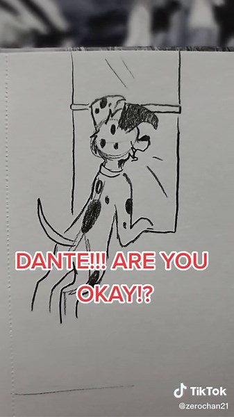 Unique Fanart of Dante from 101 Dalmatian Street and Corgi Dalmatian