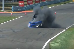 Watch NASCAR Racer Derrike Cope’s Tire Explode at Watkins Glen