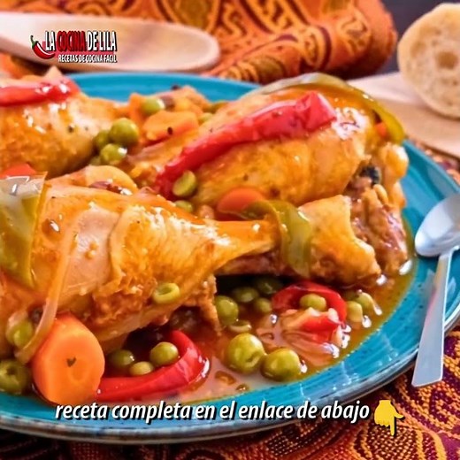 Pollo Estofado ¡Casero y Sencillo!🔥