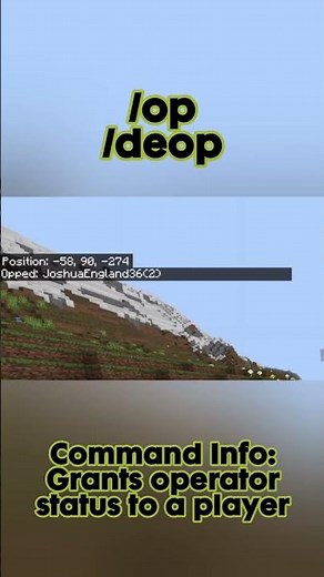 How to use the /op and /deop commands in Minecraft Bedrock #minecraft #bedrock #tutorial #commands