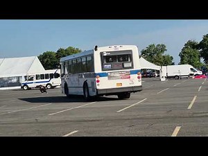 MTA: Access-A-Ride Ford E450 #5209 and 1995 Orion 5 #180 (ex- Bee Line #480) at the 2025 Bus Roadeo