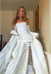 Handmade Vintage Wedding Dress by My Mom — June Bride Story