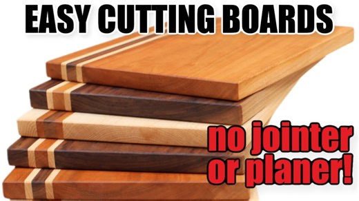 How to Make Cutting Boards with Minimal Tools