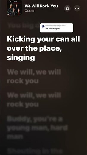 We will rock you-queen || lyric vid #80smusic #lyrics #music #queen