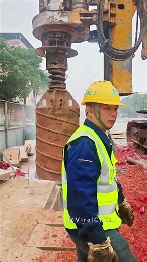 Powerful Rotary Drill Rigs Cutting Through Concrete with Precision and Force