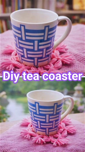 Easy Tea Coaster Without Crochet 🧶 | DIY Wool Coaster at Home