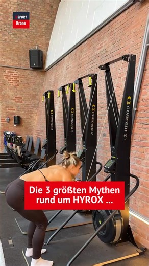 HYROX polarisiert und wird häufig falsch eingeschätzt. Die Zone.Fit-Trainer Maximilian Walter und Fabian Auracher räumen mit den größten Mythen rund um den neuen Fitness-Trend auf. 🏋🏻 #krone #kronesport #hyrox #fitness | Sportkrone