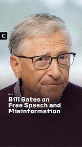 6.4K views · 870 reactions | Bill Gates thinks the rumors of him tracking people with chips is kind of funny, but the dangers of deepfakes are serious. Here’s what he had to say in an interview with us on free speech and misinformation ️ Tap the link in our bio to see the full interview. #billgates #interview #microsoft #netflix #ai | CNET | Facebook