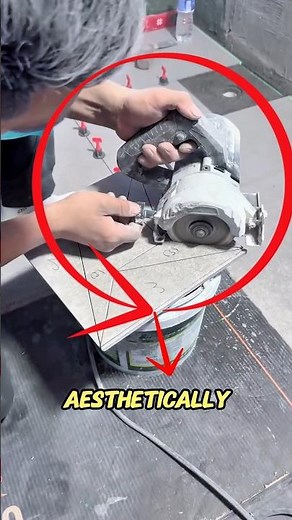 Perfect Floor Drain Tile Installation | Precision Cutting & Leveling Technique.