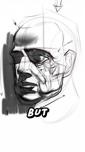 Proko on Instagram: "Drawing characters with age is about more than just adding some wrinkles. We've all made that mistake! @stevenmichaelhampton shares the main anatomical areas of the face to target to render age convincingly, rather than just giving them crow's feet and forehead lines. 🔗 proko.com/832 #howtodraw #portraitart #drawing #sketching #skerchbook #godfather #marlonbrando #weknowheworeaprostheticmouthpiece"