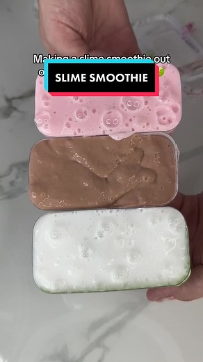 Did you guess right? 🤔 #slime #smoothie