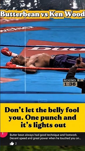 Butterbean super Knockout Ken Wood #fypシ゚viral #shorts #new #knockout